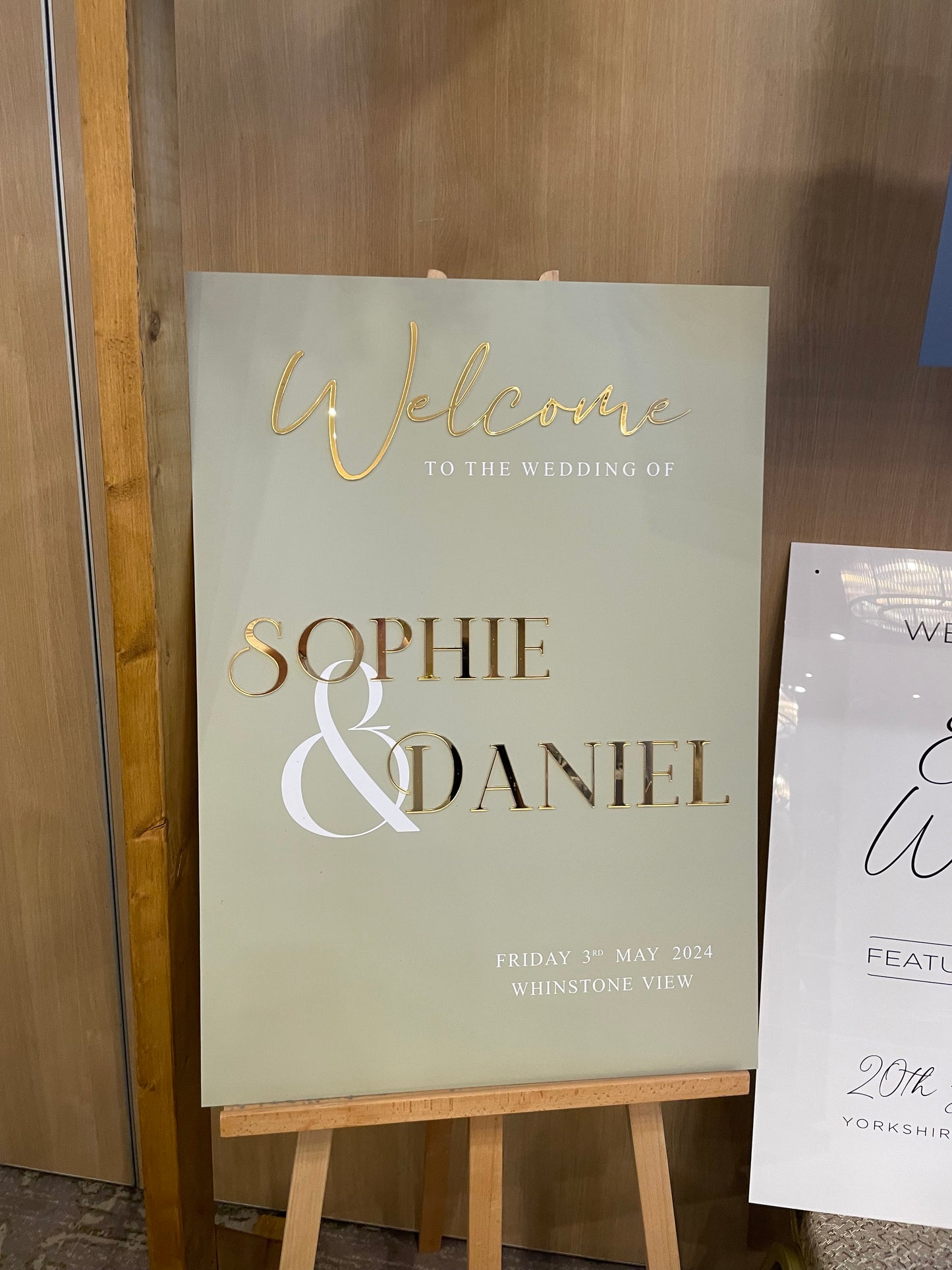 Welcome. Acrylic Lettering To Create Your Own Welcome Sign.