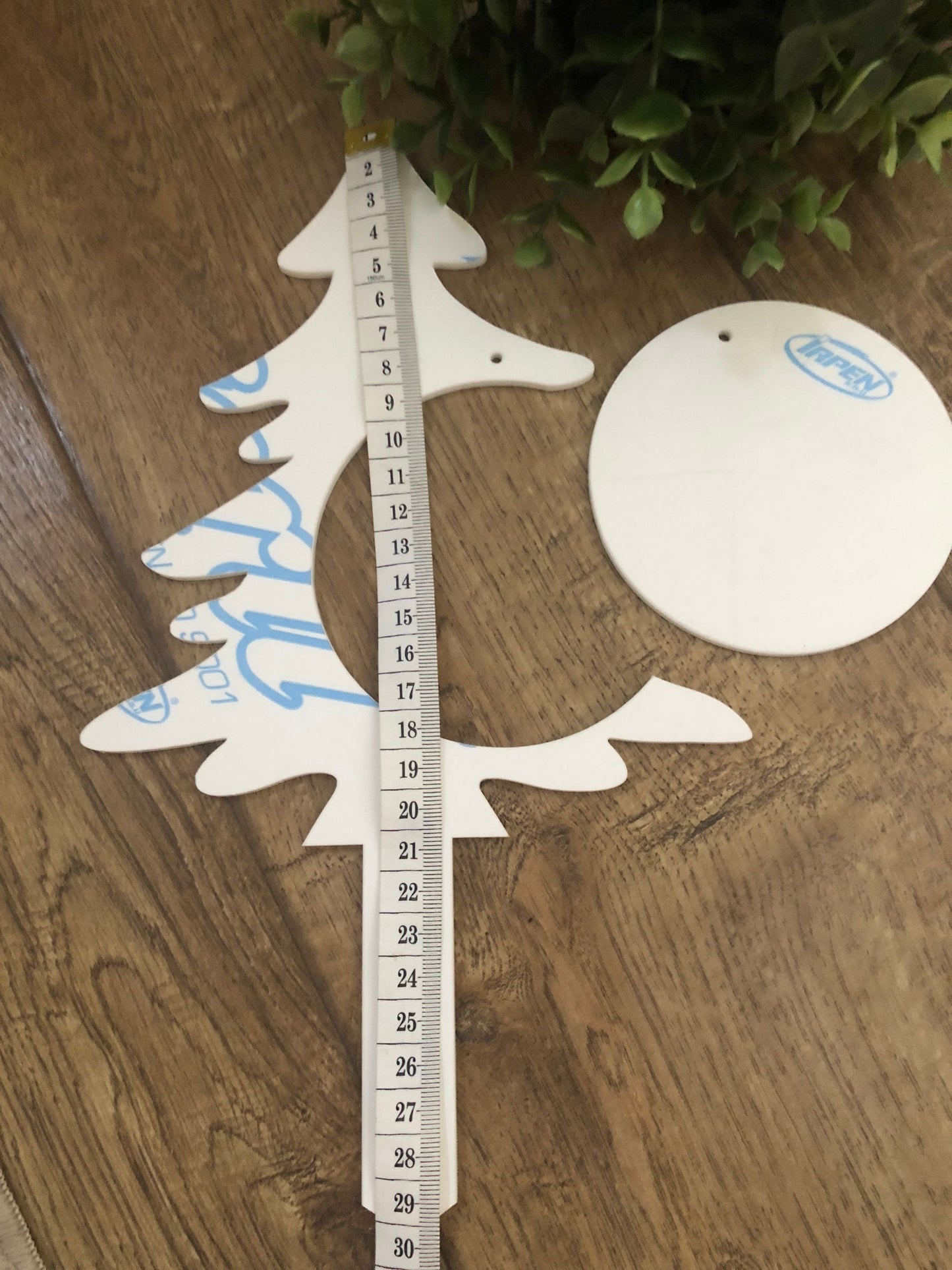Memorial Grave Marker Christmas Tree Blanks With Optional Bauble. Clear, White or Frosted. Pack Of 10