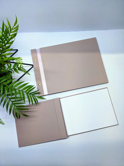 Acrylic Wedding Guest Book / Photo Album / Project Book. Ready To Personalise